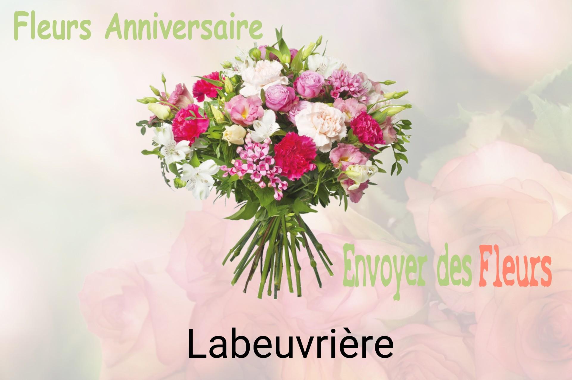 Bouquet de fleurs d’anniversaire livré à Labeuvrière