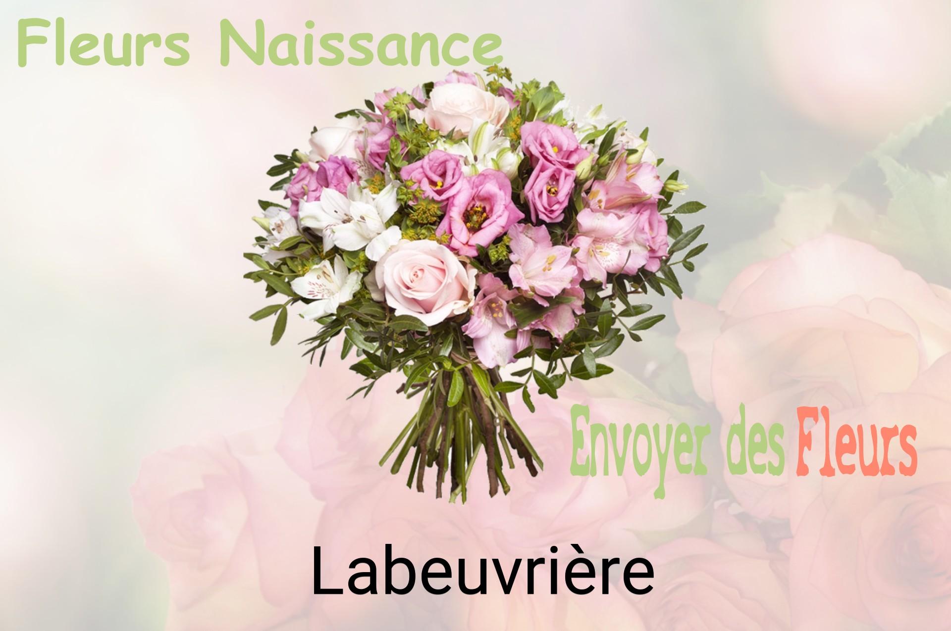 Bouquet de fleurs de naissance livré à Labeuvrière